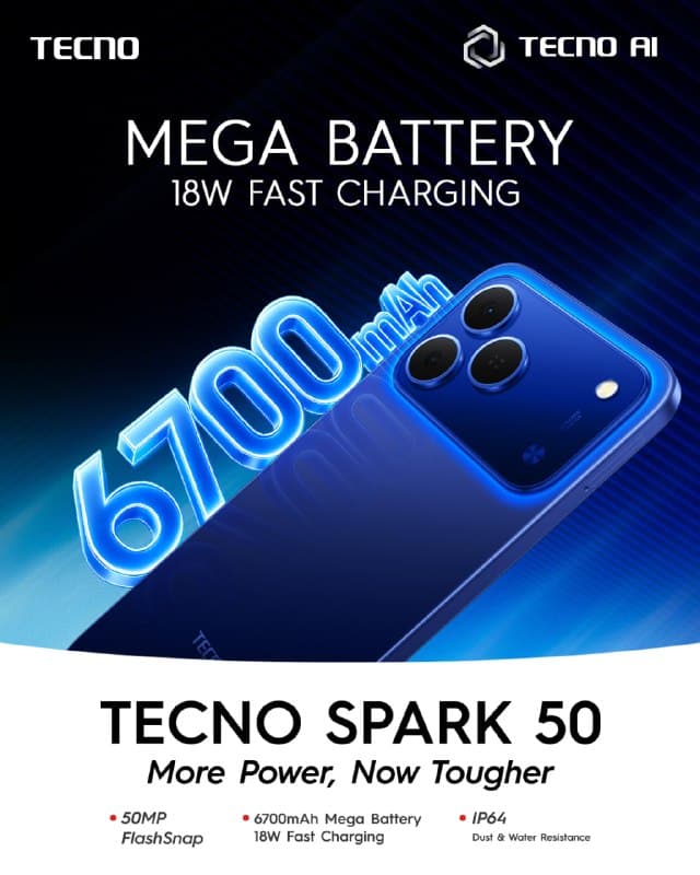 #TECNO_SPARK_50