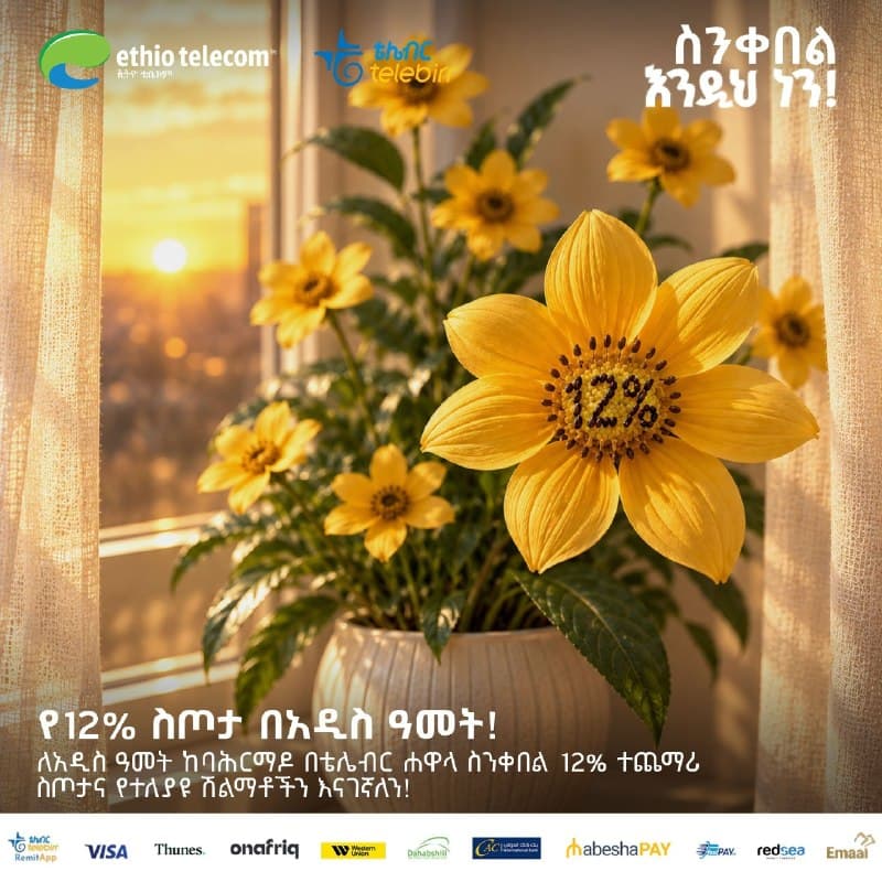 🎉 🎁 ገንዘብዎን በፍጥነት ይቀበሉ፤ ከ12% ስጦታ ያግኙ!