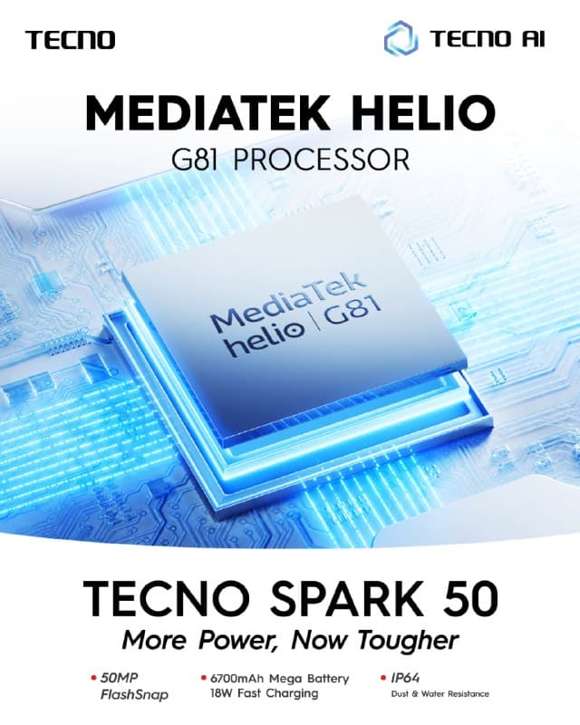 #TECNO_SPARK_50