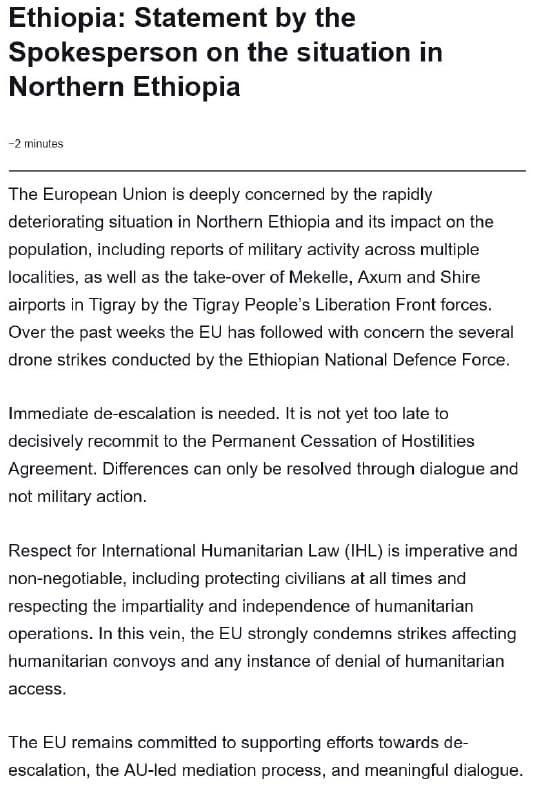 Current Affairs በትግራይ ክልል፣ አዋሳኝ በሆኑት አማራ ክልል ሰሜን ወሎ ዞን እና በአፋር ክልል ኪልበቲ ረሱ ዞን አካባቢ ትላንት ውጊያ መቀስቀሱን ነዋሪዎች እና አመራሮች ለቲክቫህ…