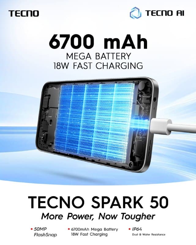 #TECNO_SPARK_50